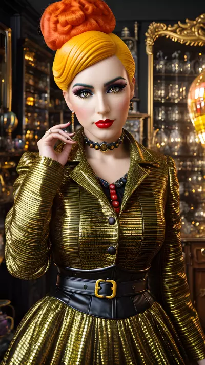 Retro Personality Eccentric Antique Shop Design