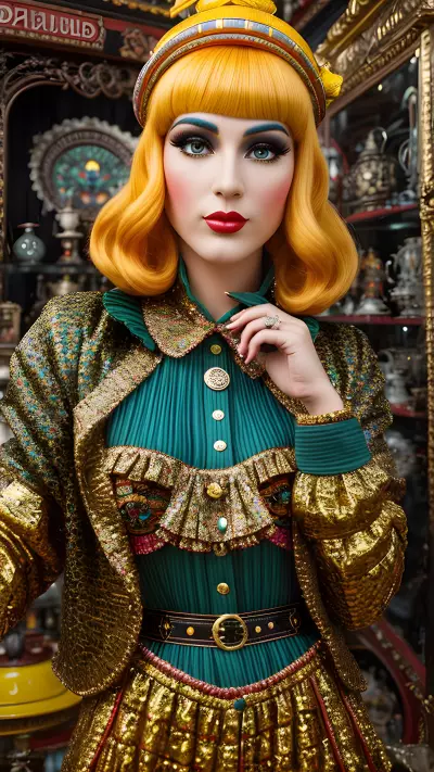 Retro Personality Eccentric Antique Shop Design