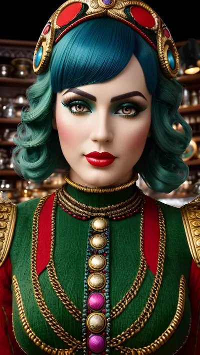 Retro Personality Eccentric Antique Shop Design