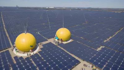 Solar Drone A Sustainable Art Installation Inspired by Yue Minjun