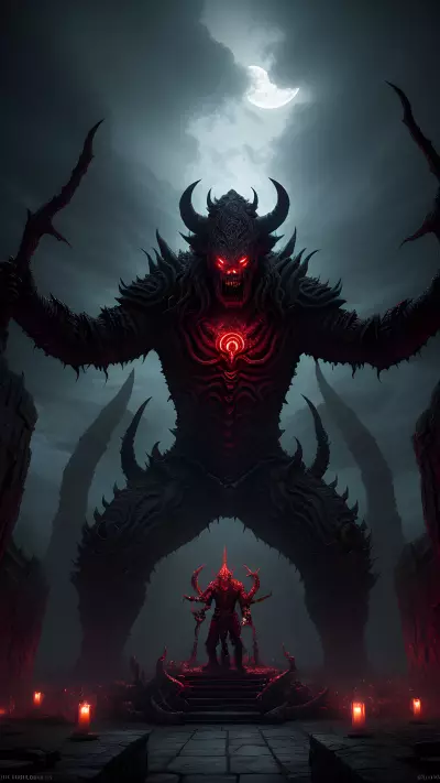 Ensnared by Kfi Ra Ancient Demon of Sacrifice