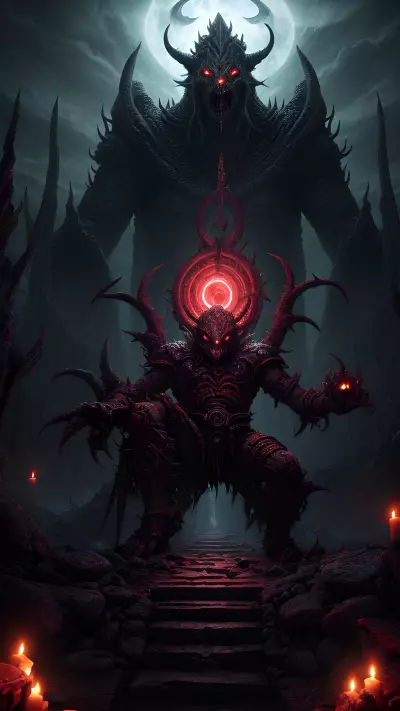 Ensnared by Kfi Ra Ancient Demon of Sacrifice