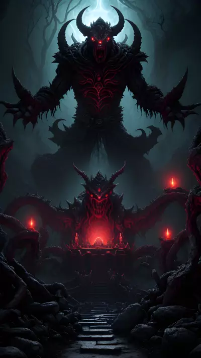 Ensnared by Kfi Ra Ancient Demon of Sacrifice