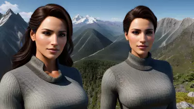 Executive Portrait with Winding Interpersonal Relations on a Mountain Peak