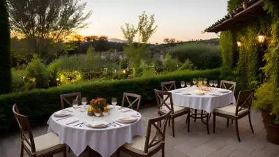 Al Fresco Pasta Perfection A Food Photographer's Dream on the Restaurant Terrace