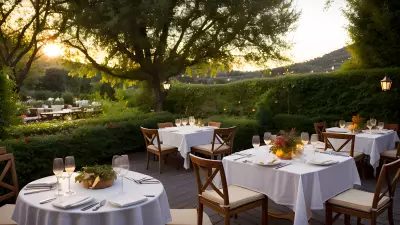 Al Fresco Pasta Perfection A Food Photographer's Dream on the Restaurant Terrace