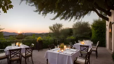 Al Fresco Pasta Perfection A Food Photographer's Dream on the Restaurant Terrace