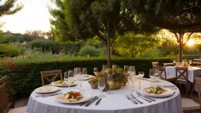 Al Fresco Pasta Perfection A Food Photographer's Dream on the Restaurant Terrace