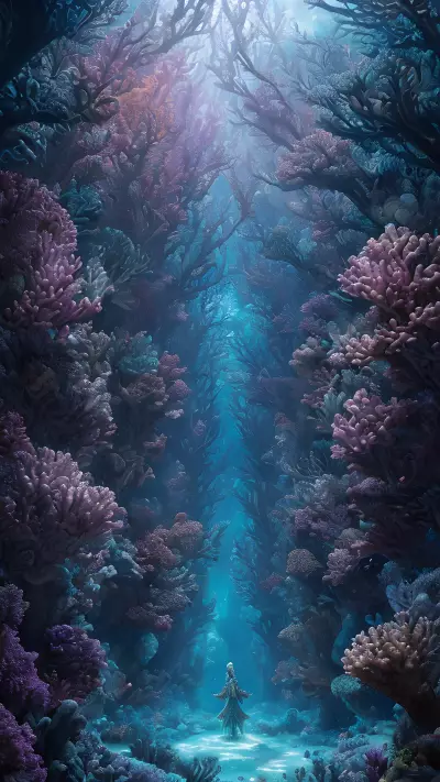 Secrets of the Glowing Coral Labyrinth