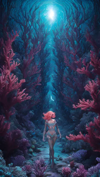 Secrets of the Glowing Coral Labyrinth