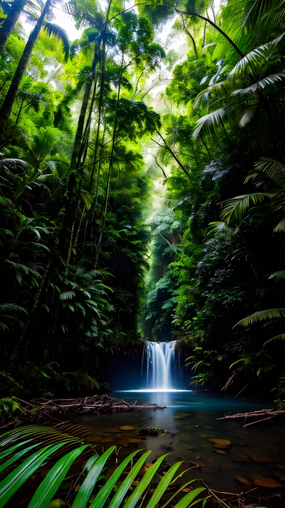 Rainforest Dreams Capturing the Patterns and Colors of the Sky