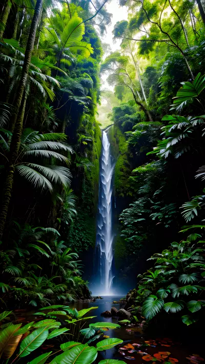 Rainforest Dreams Capturing the Patterns and Colors of the Sky