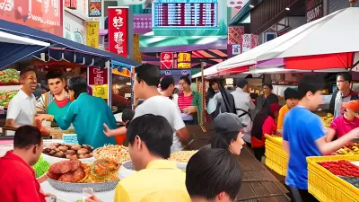 Food Market Commotion