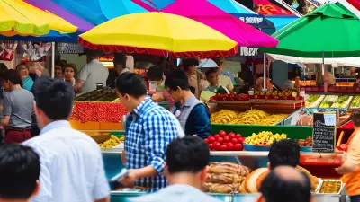 Food Market Commotion