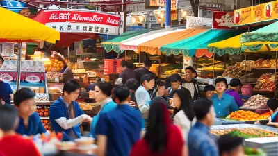 Food Market Commotion