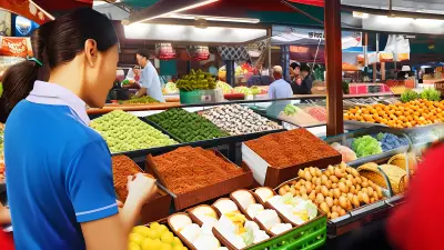 Food Market Commotion