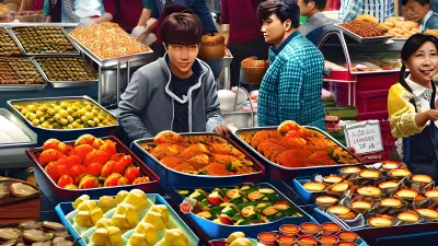 Food Market Commotion