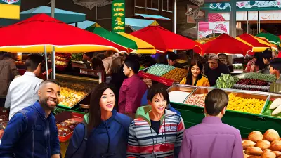 Food Market Commotion