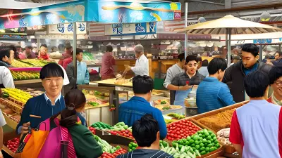 Food Market Commotion