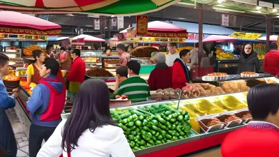 Food Market Commotion