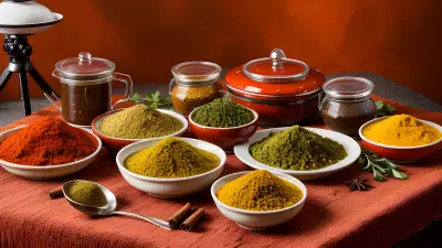 Sifted Spice Delight at Themed Set Photo Shoot