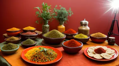 Sifted Spice Delight at Themed Set Photo Shoot
