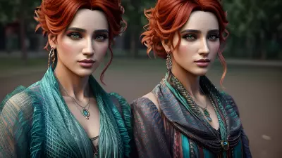 Gender Expression in a Bohemian Portrait by Sergey Katsuk
