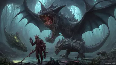 Surreal Depths Spellbindingly Legendary Monsters in Lewis' Dreamscapes