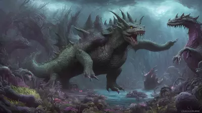 Surreal Depths Spellbindingly Legendary Monsters in Lewis' Dreamscapes