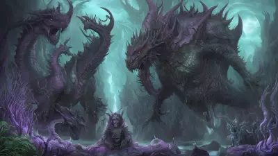 Surreal Depths Spellbindingly Legendary Monsters in Lewis' Dreamscapes