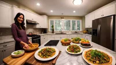 Vegetarian Delights Capturing Food Art in a Homely Home Kitchen