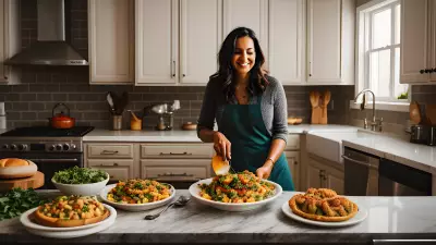 Vegetarian Delights Capturing Food Art in a Homely Home Kitchen