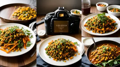 Vegetarian Delights Capturing Food Art in a Homely Home Kitchen