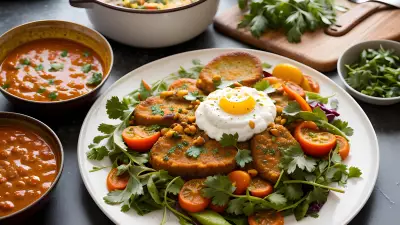 Vegetarian Delights Capturing Food Art in a Homely Home Kitchen