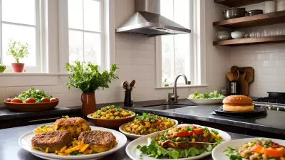 Vegetarian Delights Capturing Food Art in a Homely Home Kitchen