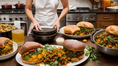 Vegetarian Delights Capturing Food Art in a Homely Home Kitchen