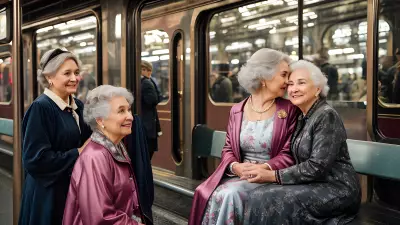 Generational Wisdom   Fantasy Portrait at the Train Station