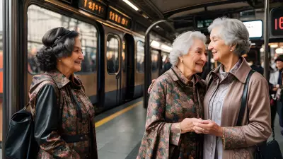 Generational Wisdom   Fantasy Portrait at the Train Station