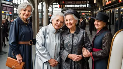 Generational Wisdom   Fantasy Portrait at the Train Station