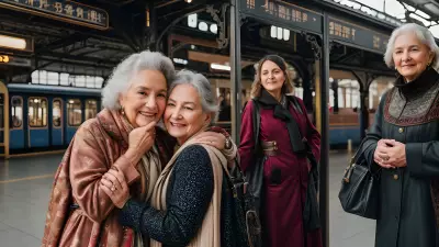 Generational Wisdom   Fantasy Portrait at the Train Station