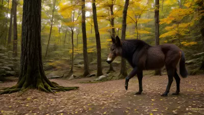 Transient Beauty in the Temperate Forest Capturing Contrasts in Nature's Elusive Protagonist