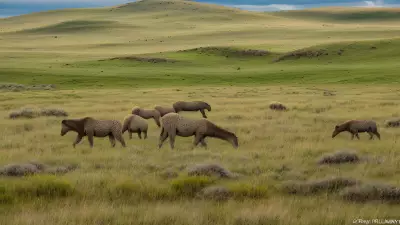 Diverse Grasslands Capturing the Pristine Landscapes and Unique Protagonists in the Rule of Thirds