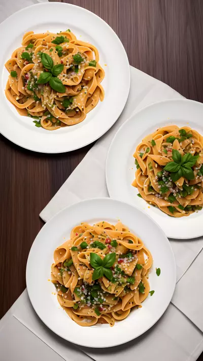 Innovative Location for Capturing the Sights and Smells of Molecular Gastronomy Pasta on the Cutting Board