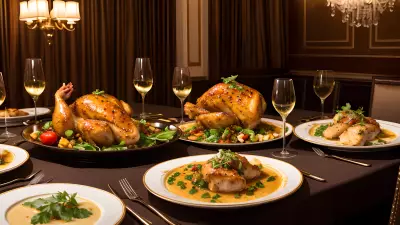 Glamour on a Plate Capturing Gourmet Chicken Dishes at a Luxury Resort