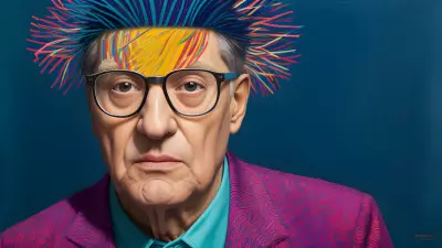 Abstract Reflections A Photorealistic Portrait by Hockney David