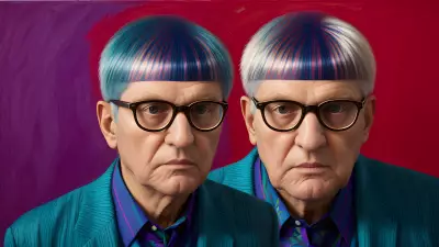 Abstract Reflections A Photorealistic Portrait by Hockney David