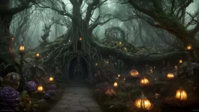 Nightmare Forest A Magical Realm of Enchanted Books