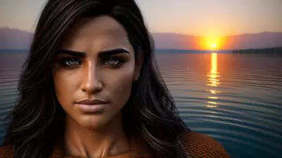 Lakeside Stranger   A Powerful Portrait Inspired by Author Cem Tezcan