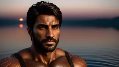 Lakeside Stranger   A Powerful Portrait Inspired by Author Cem Tezcan