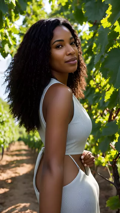 Energetic Profile Dignified Portrait at the Vineyard